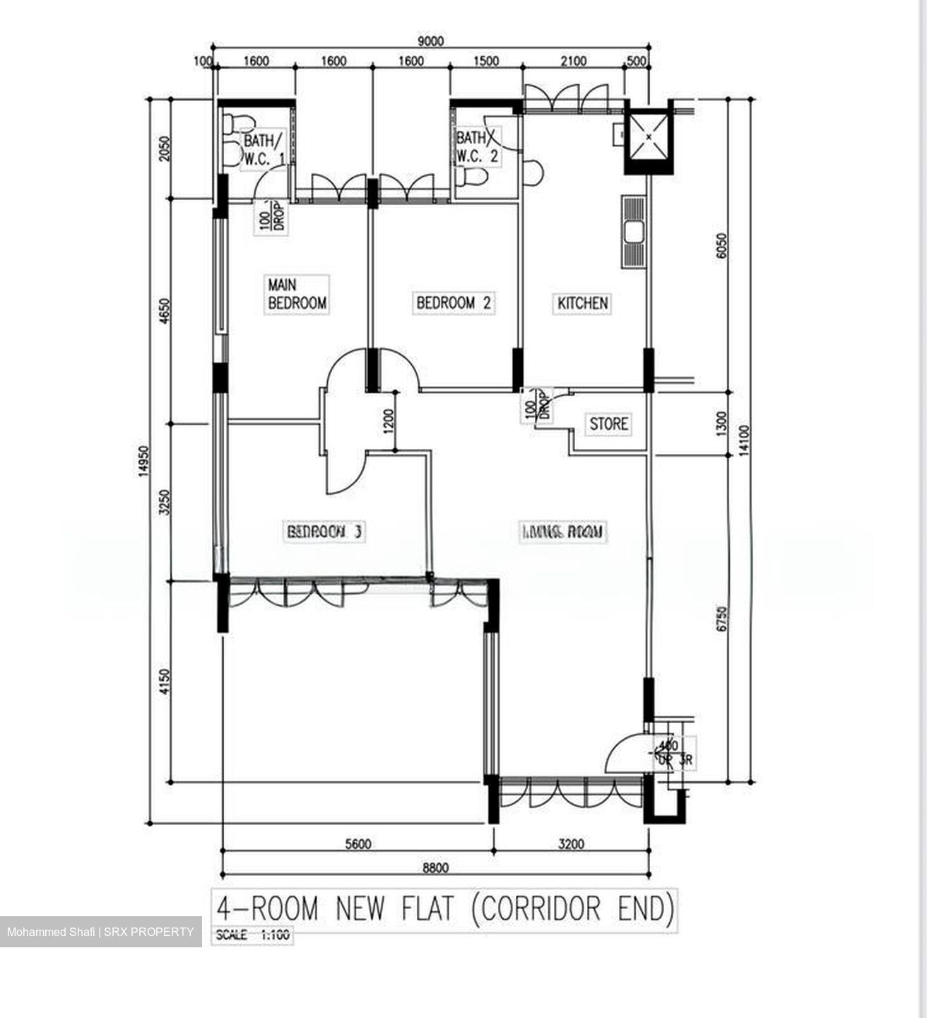 Blk 205 Yishun Street 21 (Yishun), HDB 4 Rooms #509200091